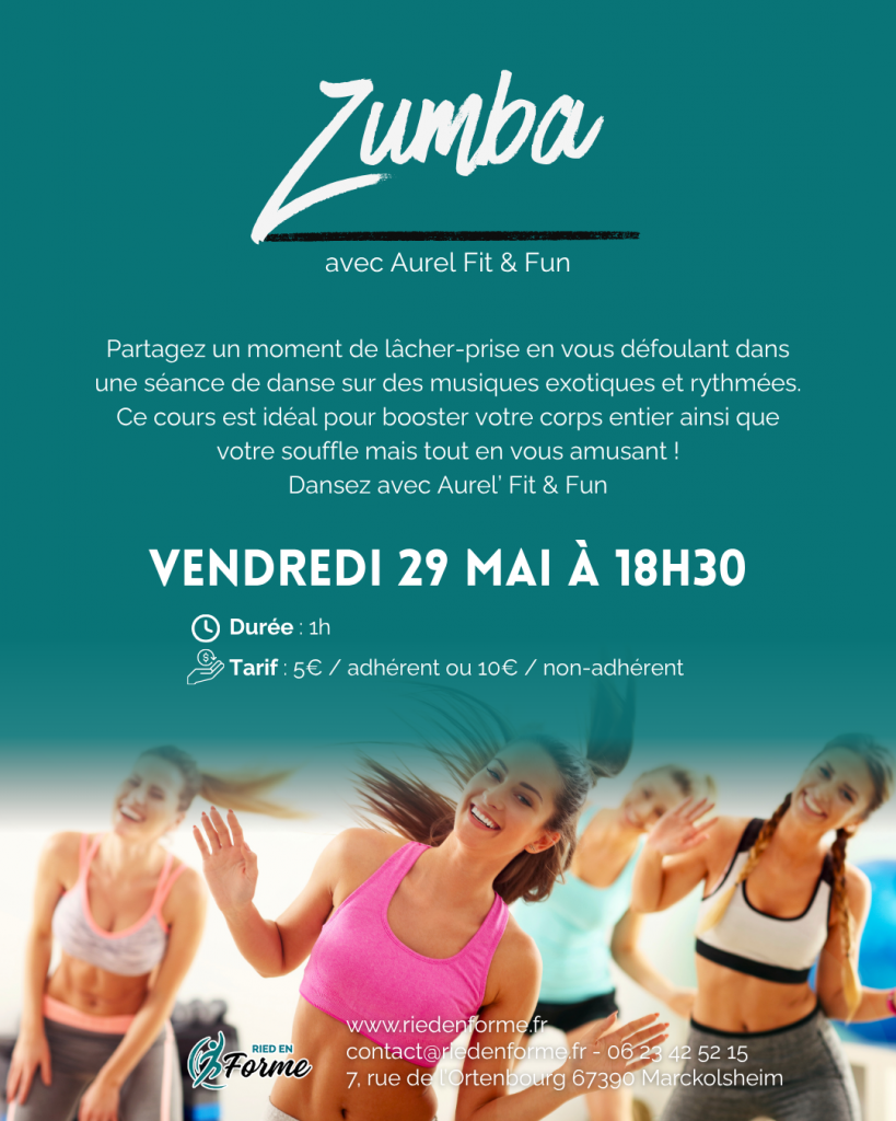 Zumba avec Aurel Fit & Fun - Ried en Forme à Marckolsheim