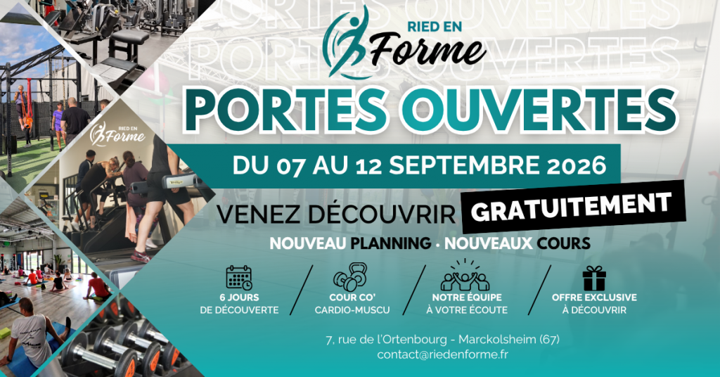 portes ouvertes - ried en forme - rentrée 2026 2027 marckolsheim
